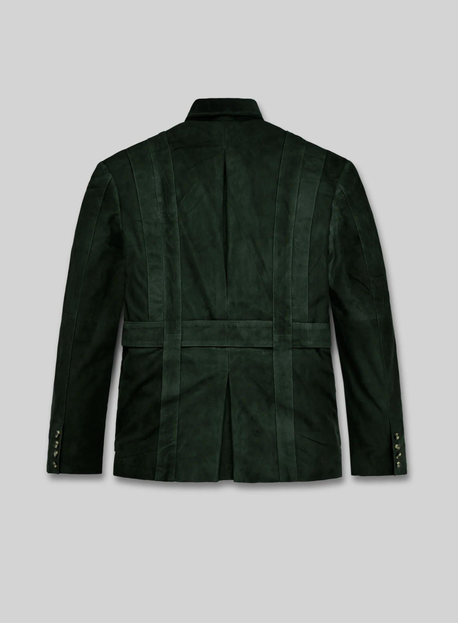 Safari Forest Suede Leather Blazer - Image 3