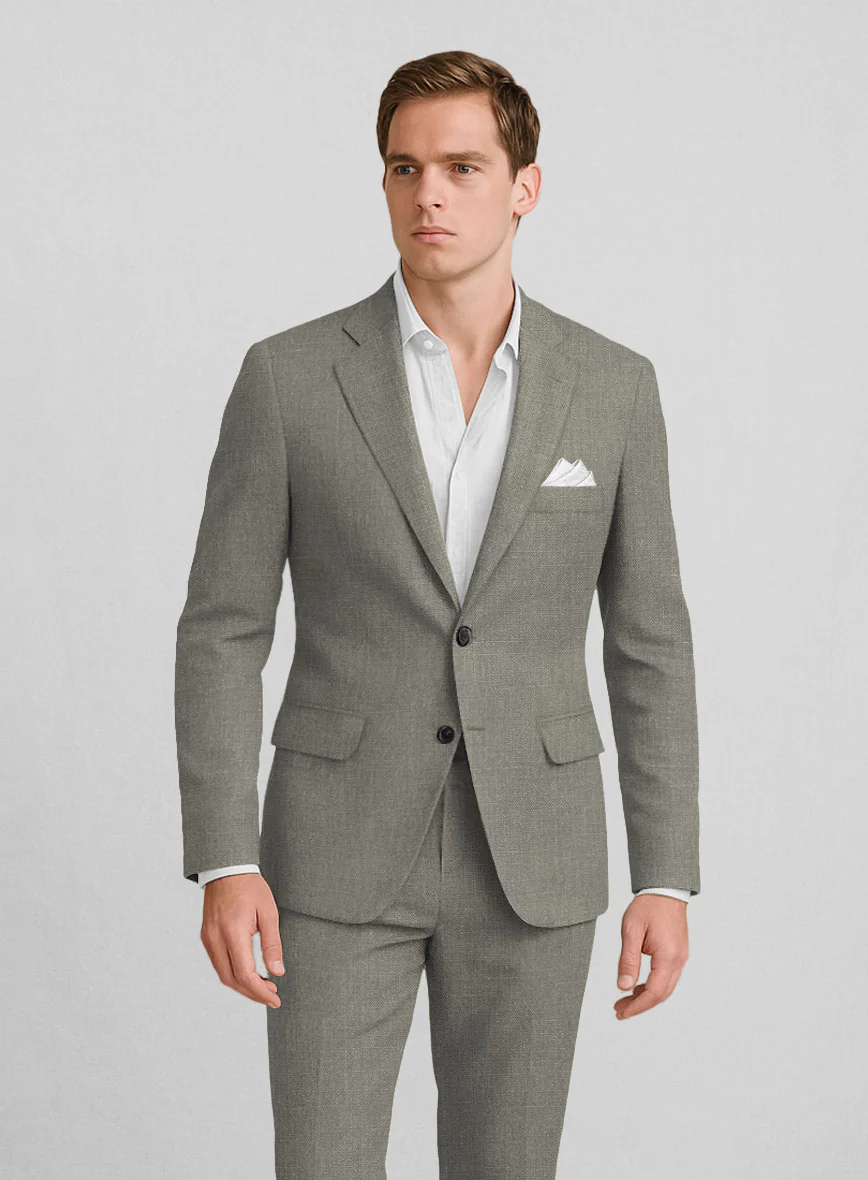 Sage Green Linen Jacket - Image 2