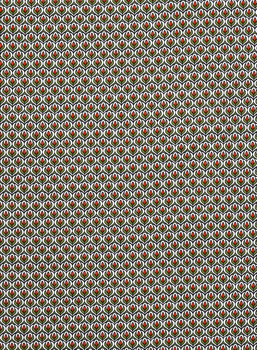 Sage Lattice Cotton Shirt - Image 5