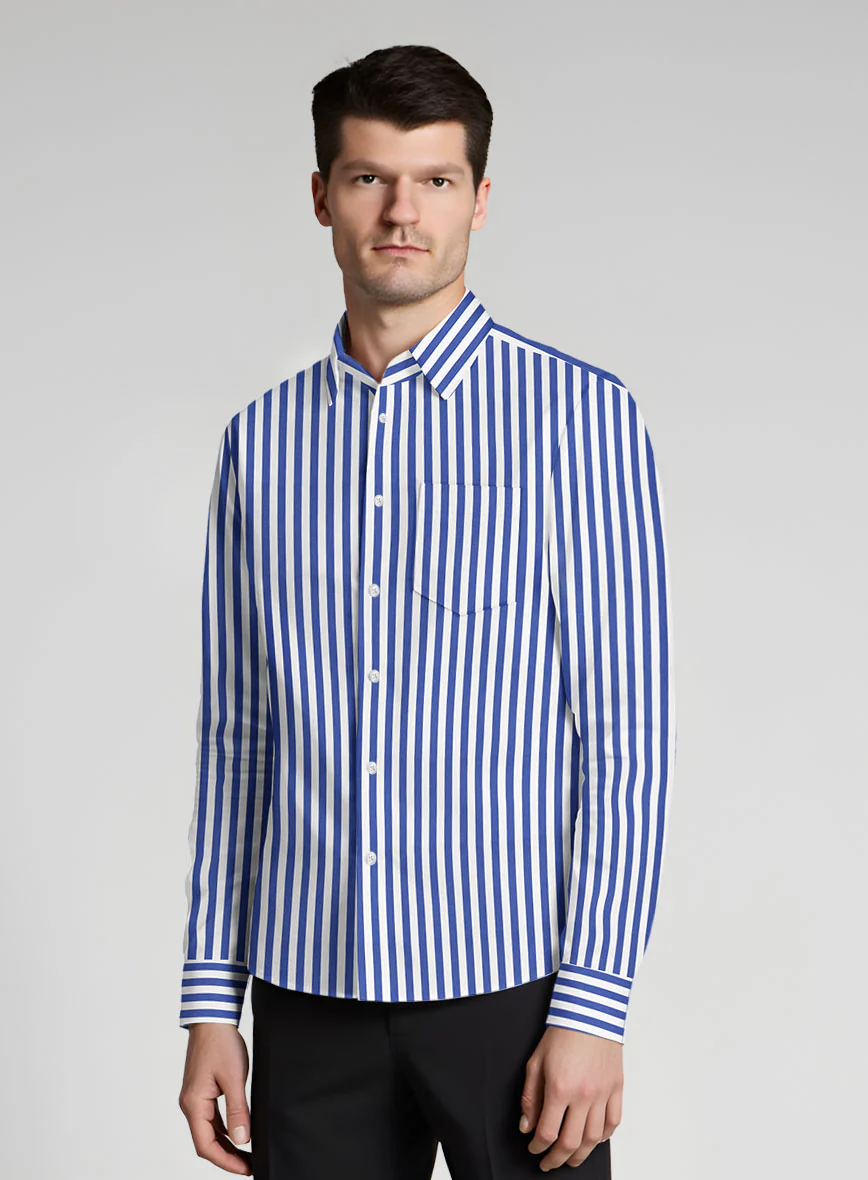 Sailor Stripe Organic Cotton Shirt - Image 2