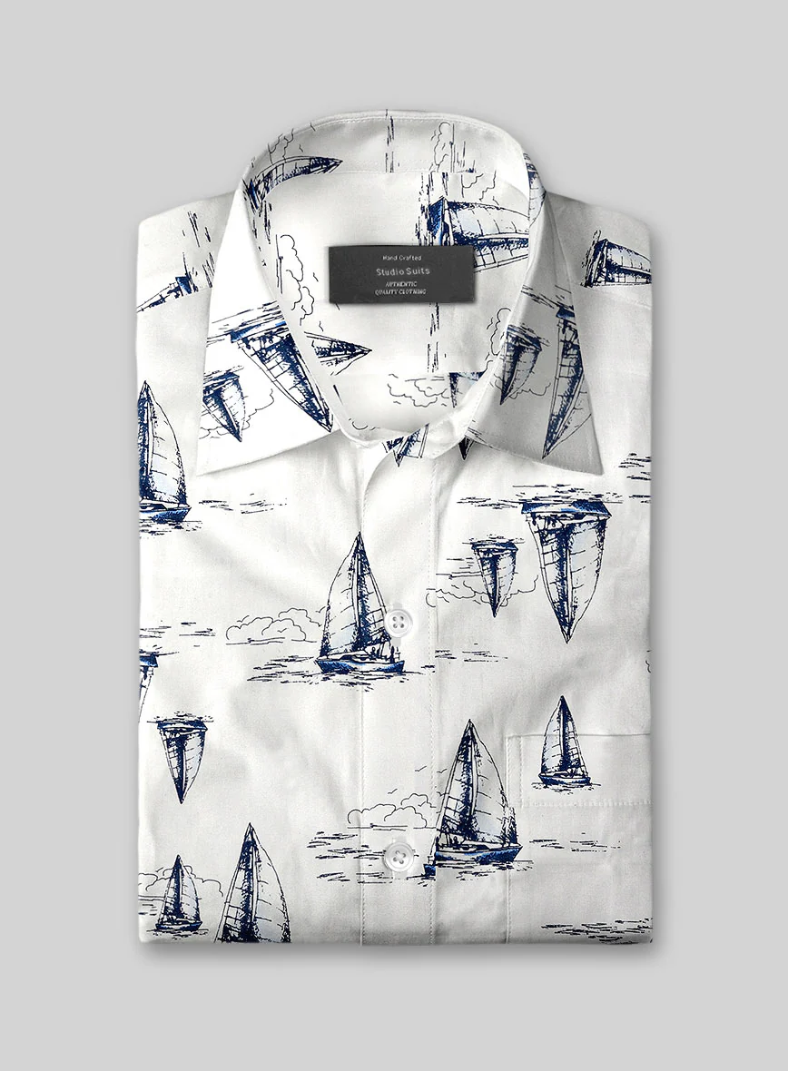 Sailscape Cotton Lycra Shirt