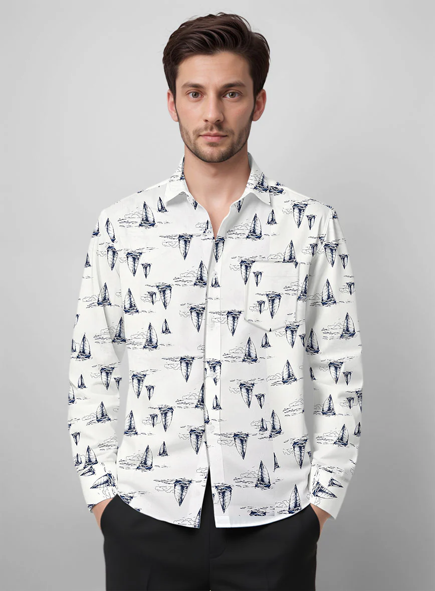 Sailscape Cotton Lycra Shirt - Image 2