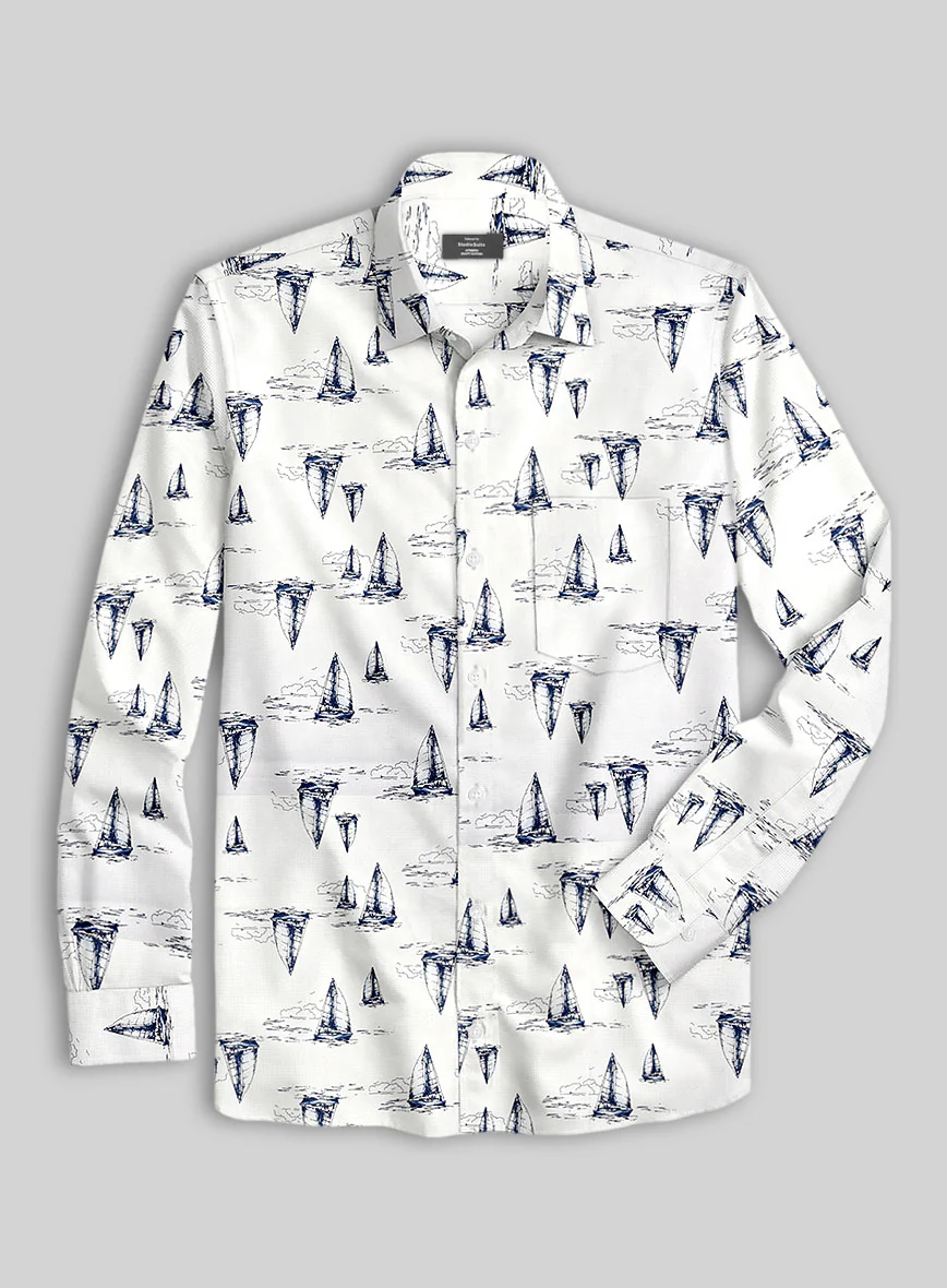 Sailscape Cotton Lycra Shirt - Image 3