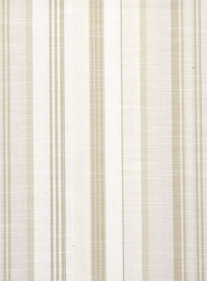 Sandstone Stripe Cotton Shirt - Image 5