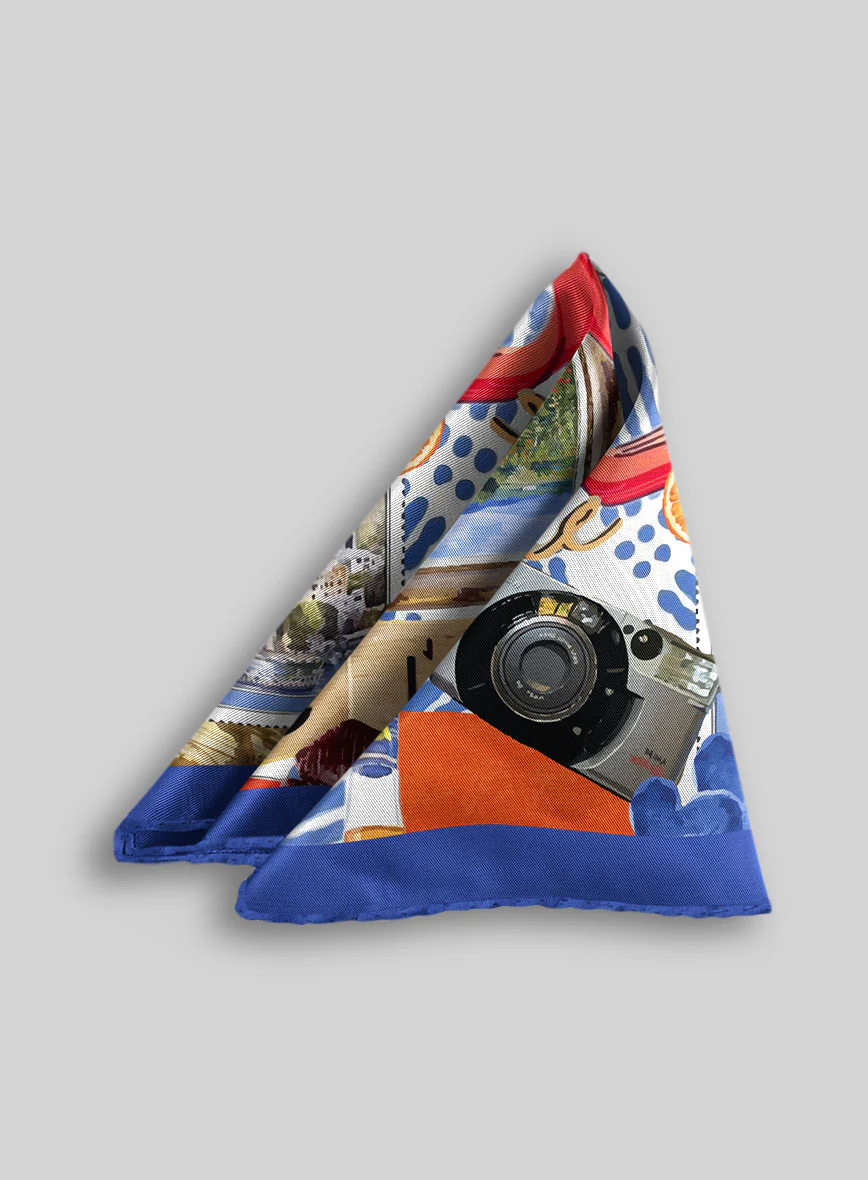 Sapori Silk Pocket Square - Image 2