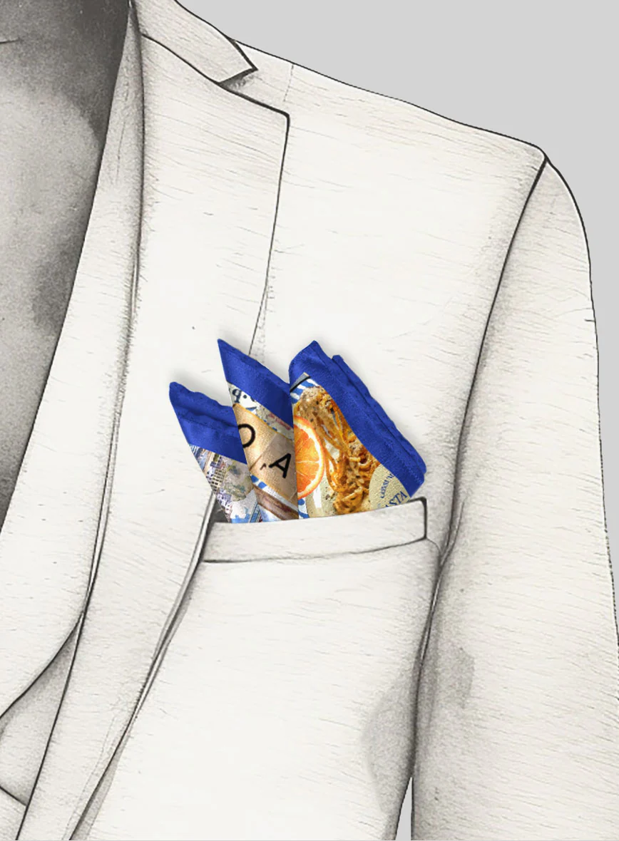 Sapori Silk Pocket Square - Image 4