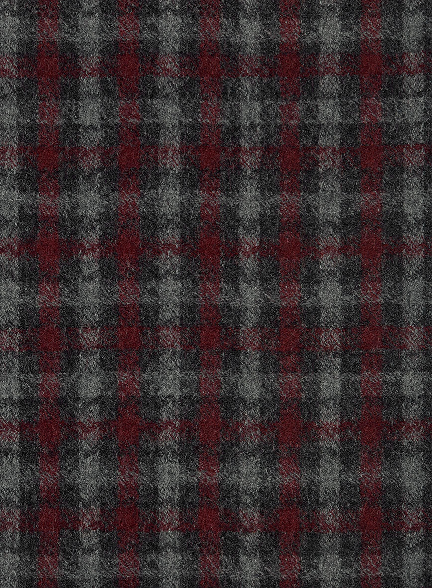 Sartori Ambrogio Red Check Soft Tweed Jacket - Image 3