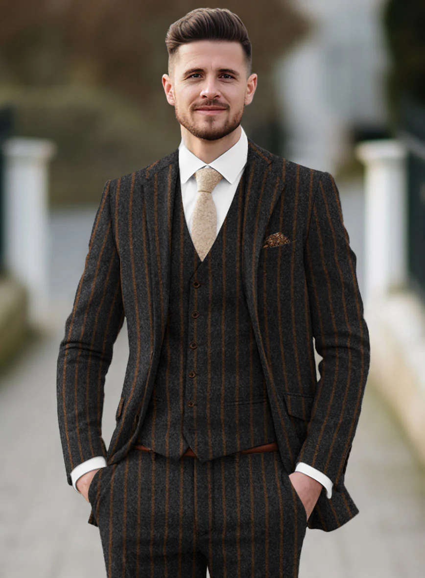 Sartori Antonia Charcoal Soft Tweed Suit - Image 4