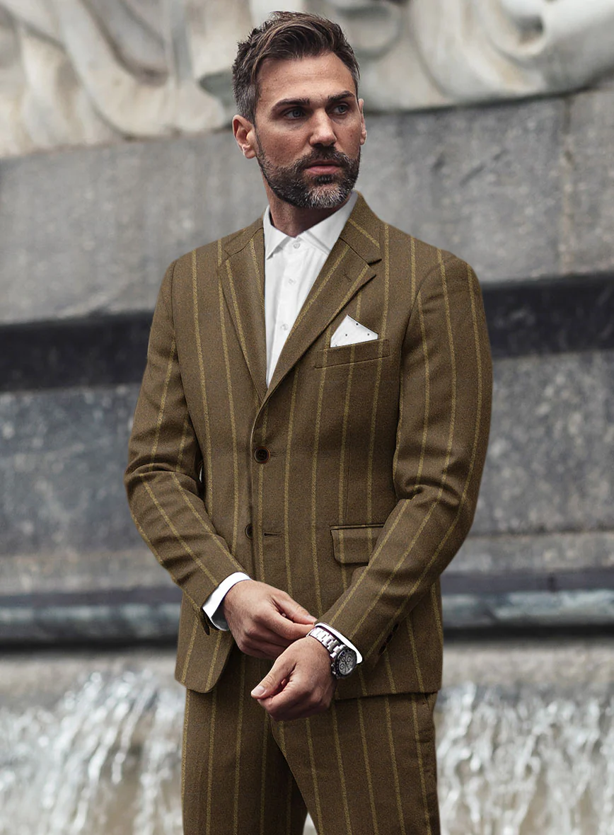 Sartori Caridad Brown Soft Tweed Suit - Image 4