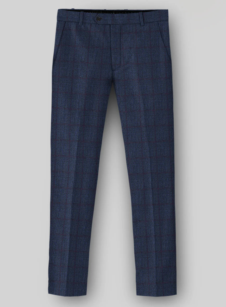 Sartori Franca Blue Check Soft Tweed Suit - Image 5