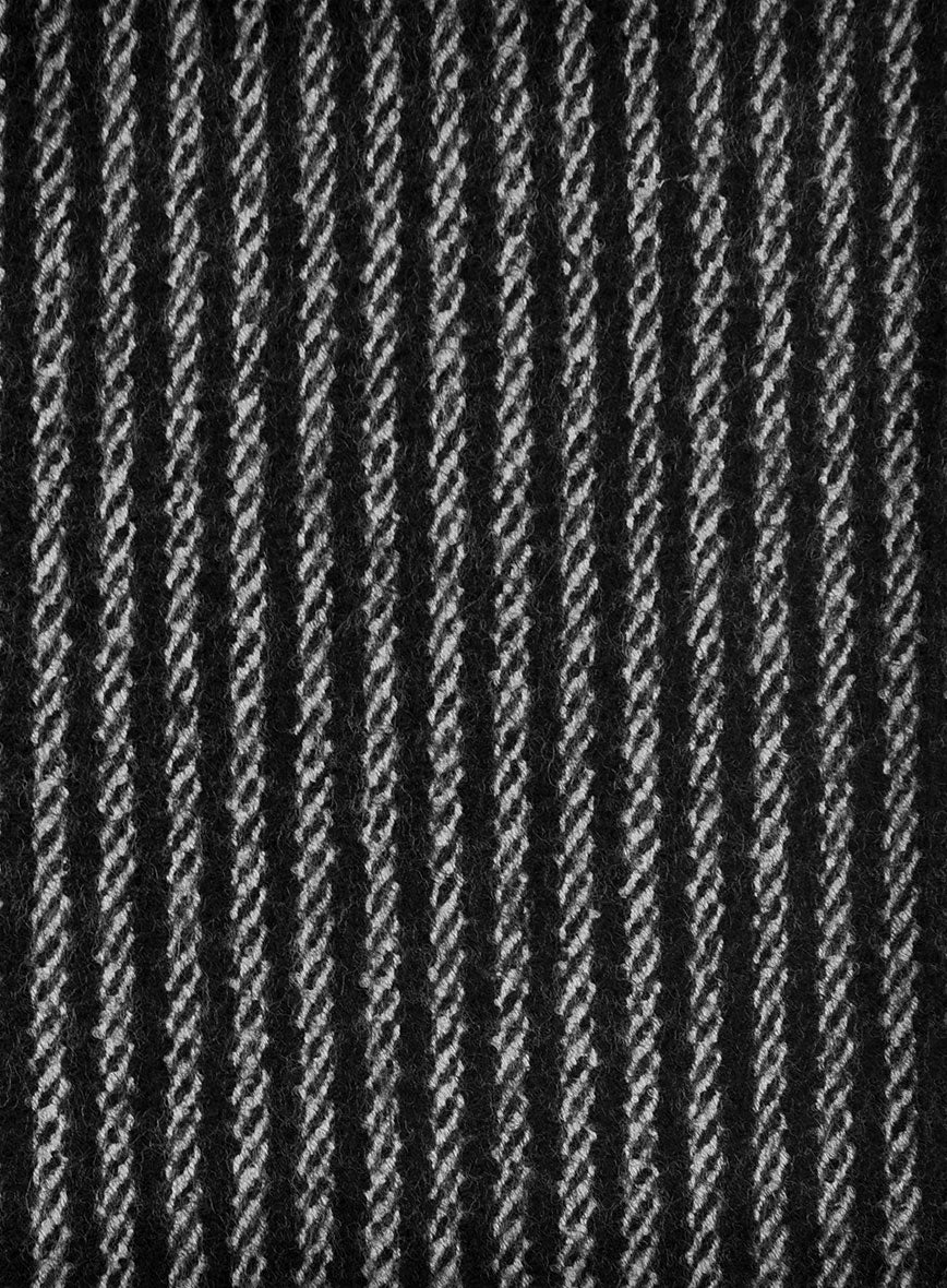 Sartori Mariano Black Soft Tweed Pants - Image 3