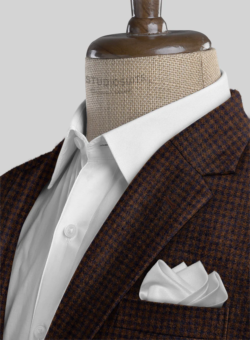 Sartori Petronila Brown Check Soft Tweed Jacket - Image 3