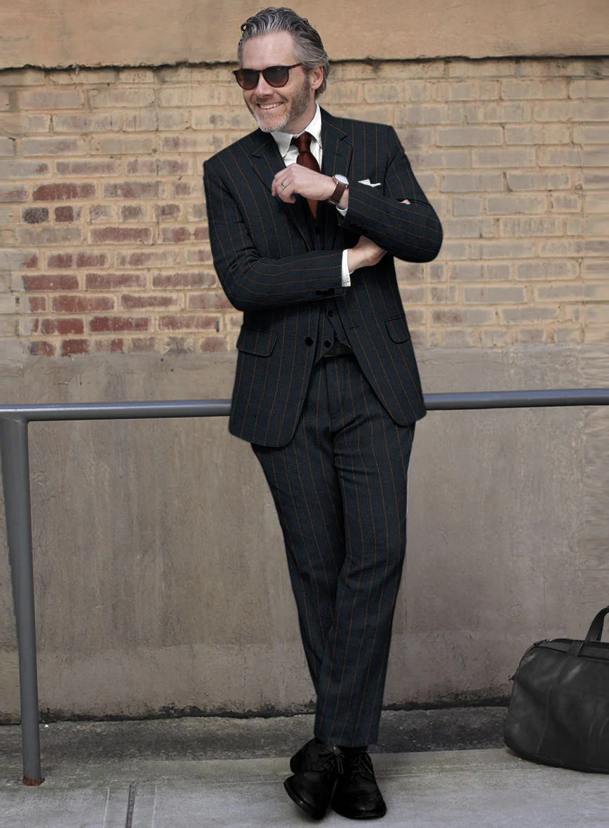 Sartori Sabino Dark Blue Soft Tweed Suit - Image 2