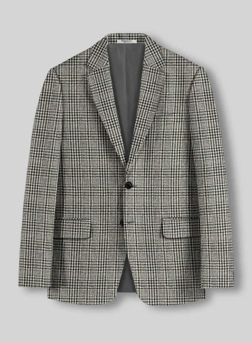 Sartori Spartaco Black Check Soft Tweed Suit - Image 3