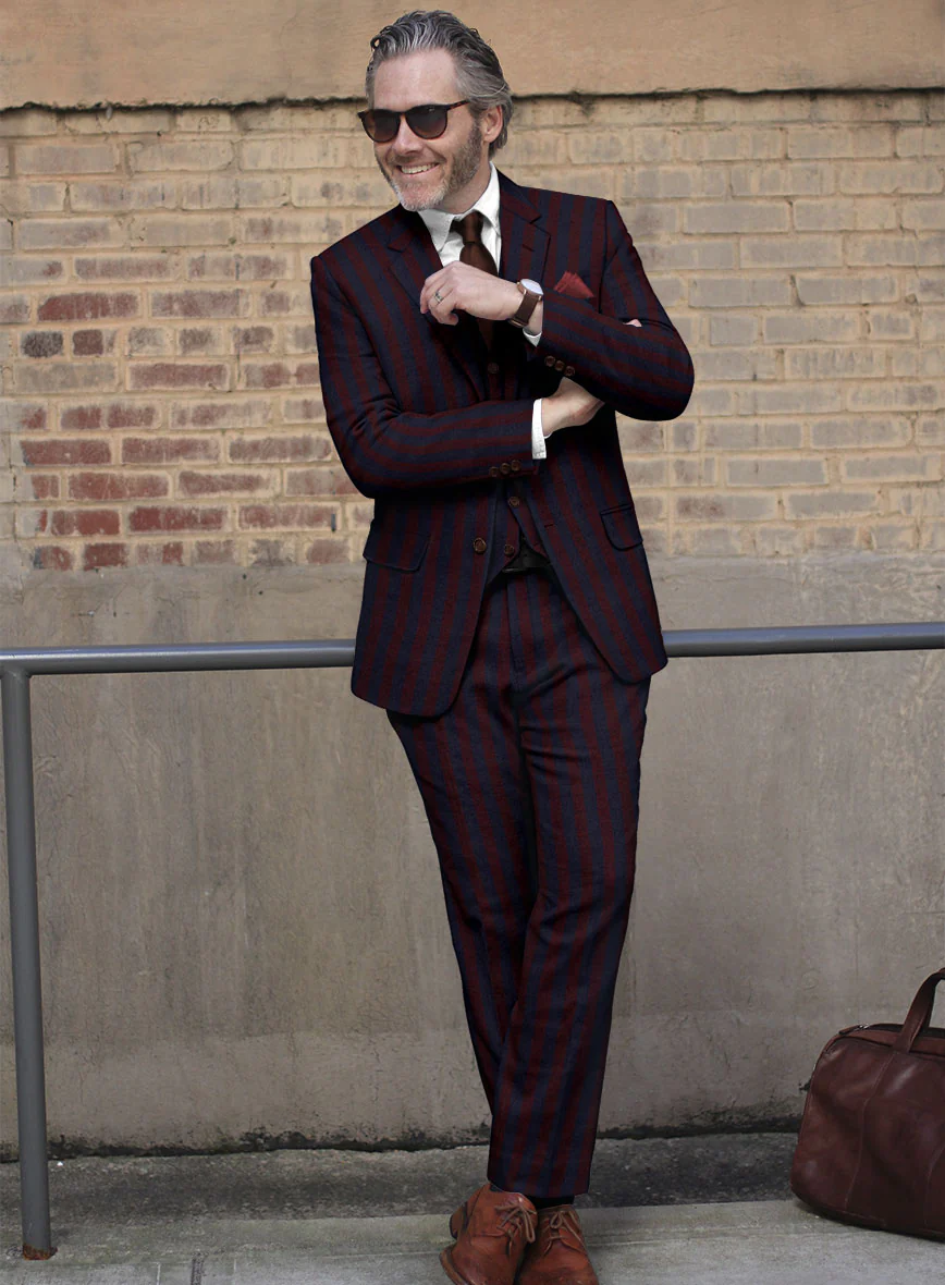Sartori Vasco Stripe Soft Tweed Suit - Image 2