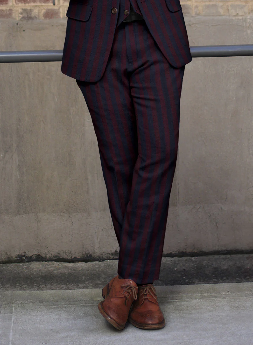 Sartori Vasco Stripe Soft Tweed Suit - Image 6