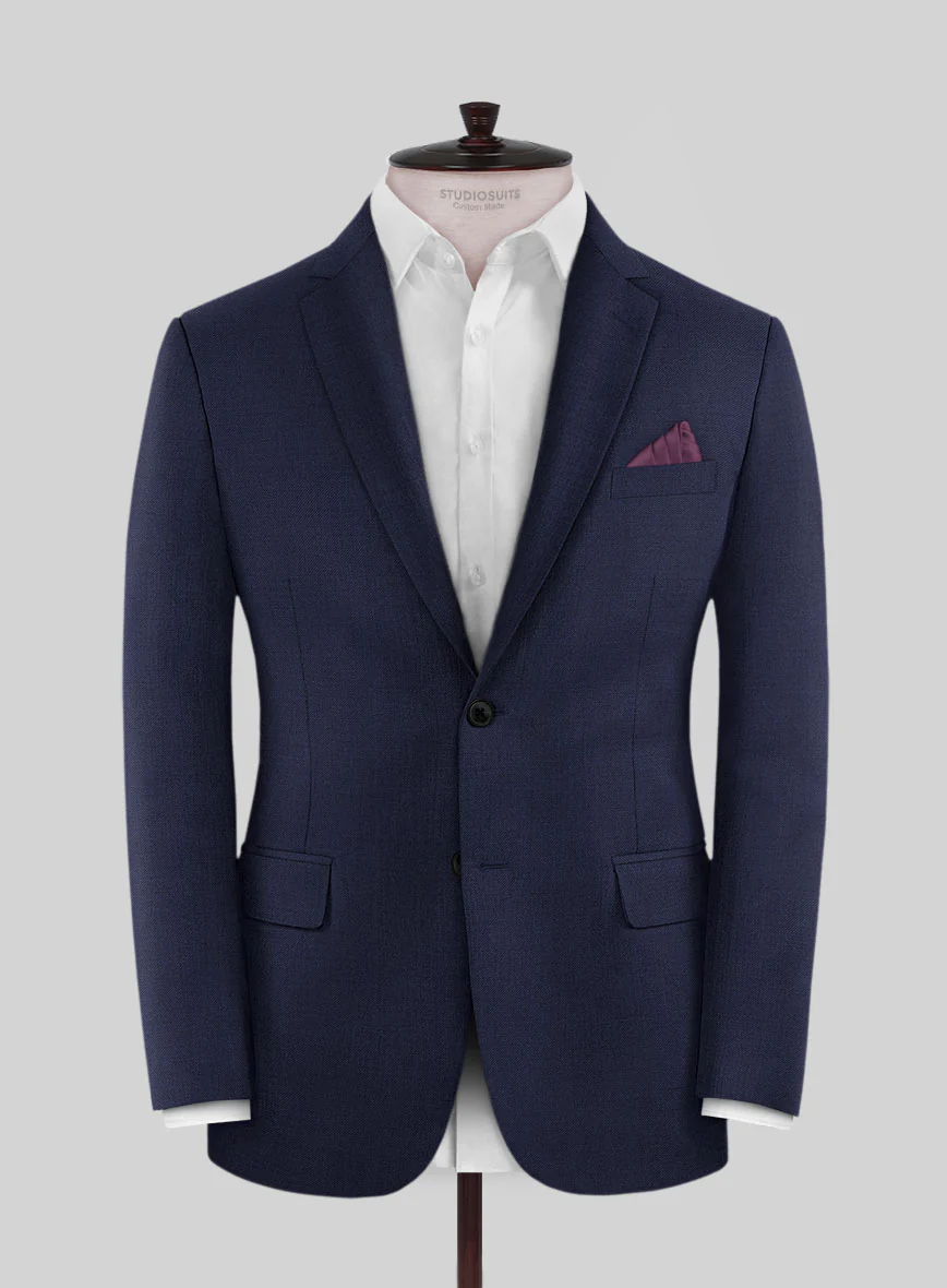 Scabal Alnip Indigo Blue Wool Suit - Image 3