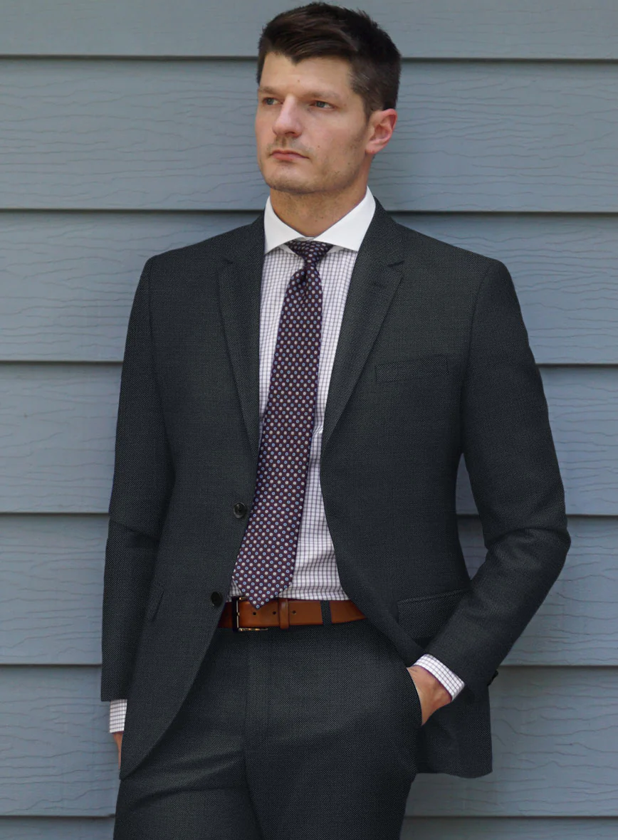 Scabal Alve Blue Wool Suit - Image 4