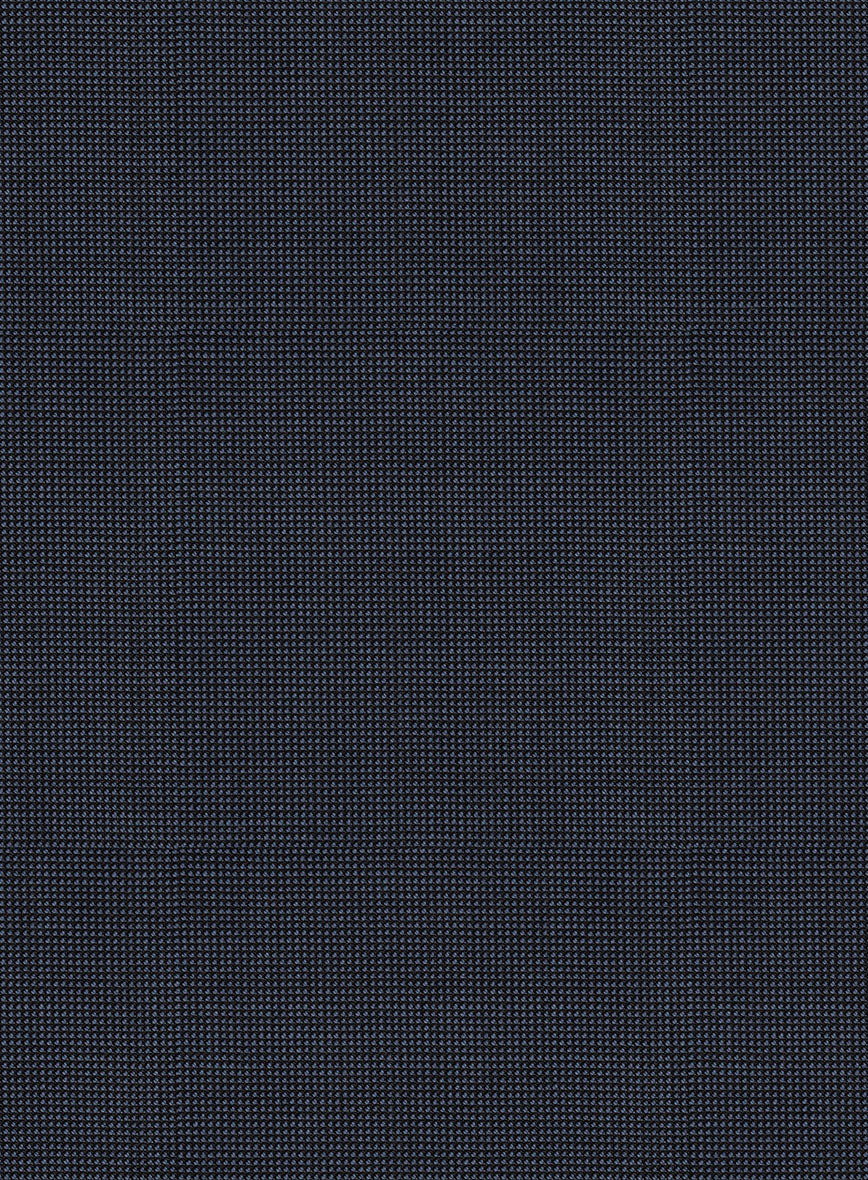 Scabal Aritmi Pinhead Blue Wool Suit - Image 5