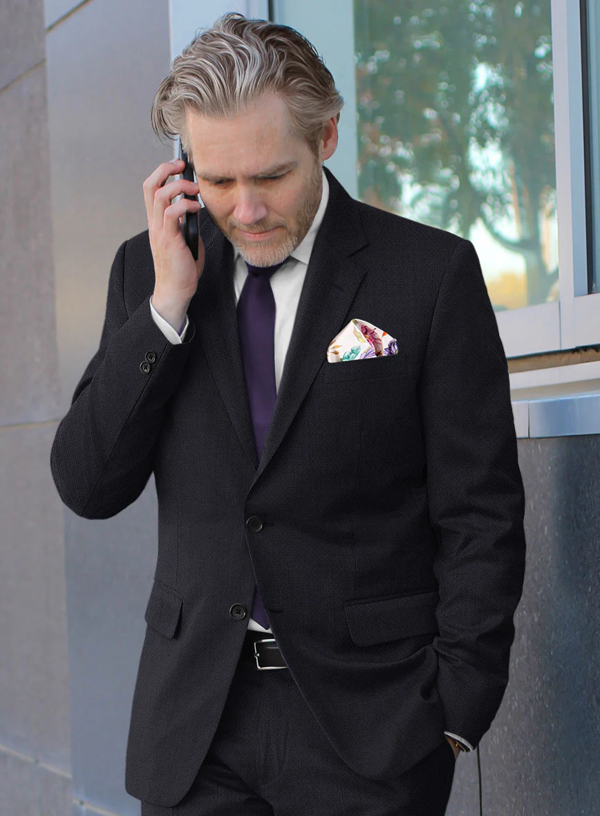 Scabal Avejio Blue Wool Suit - Image 5