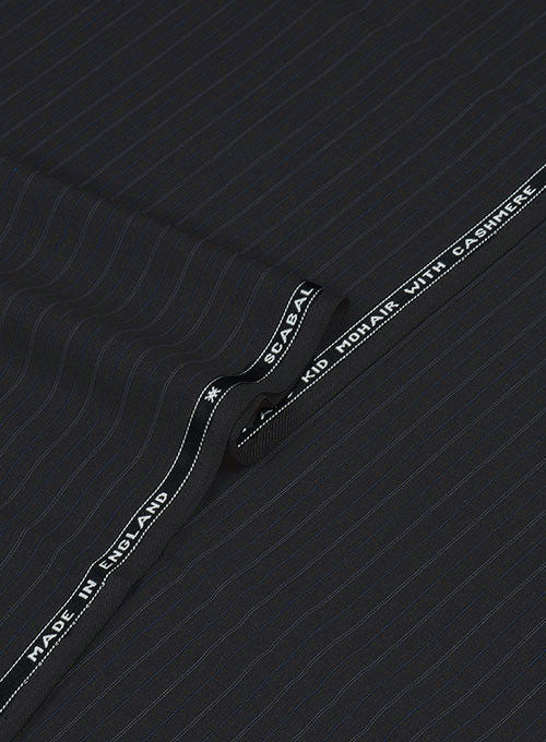 Scabal Bariga Black Wool Cashmere Jacket - Image 3