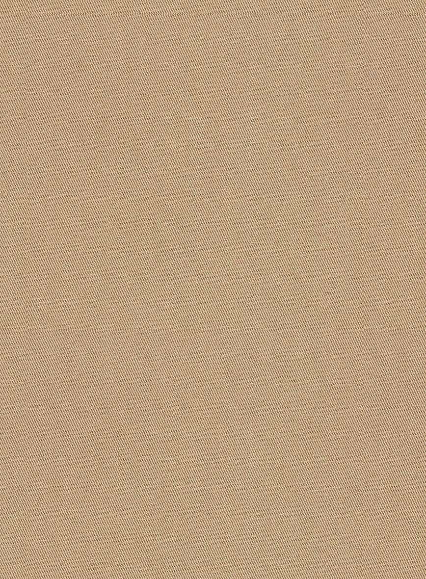 Scabal Beige Cashmere Cotton Pants - Image 2