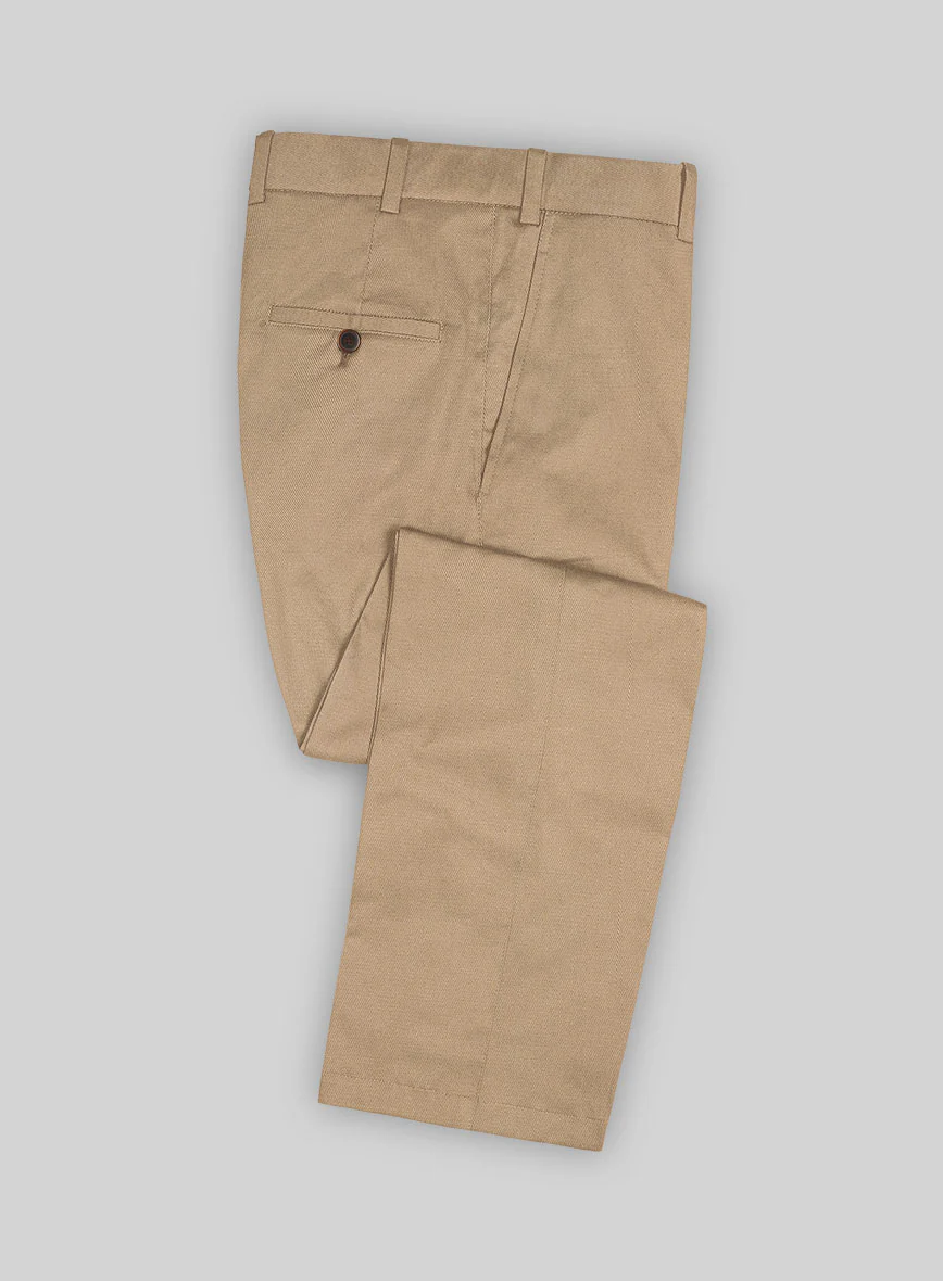 Scabal Beige Cashmere Cotton Suit - Image 3