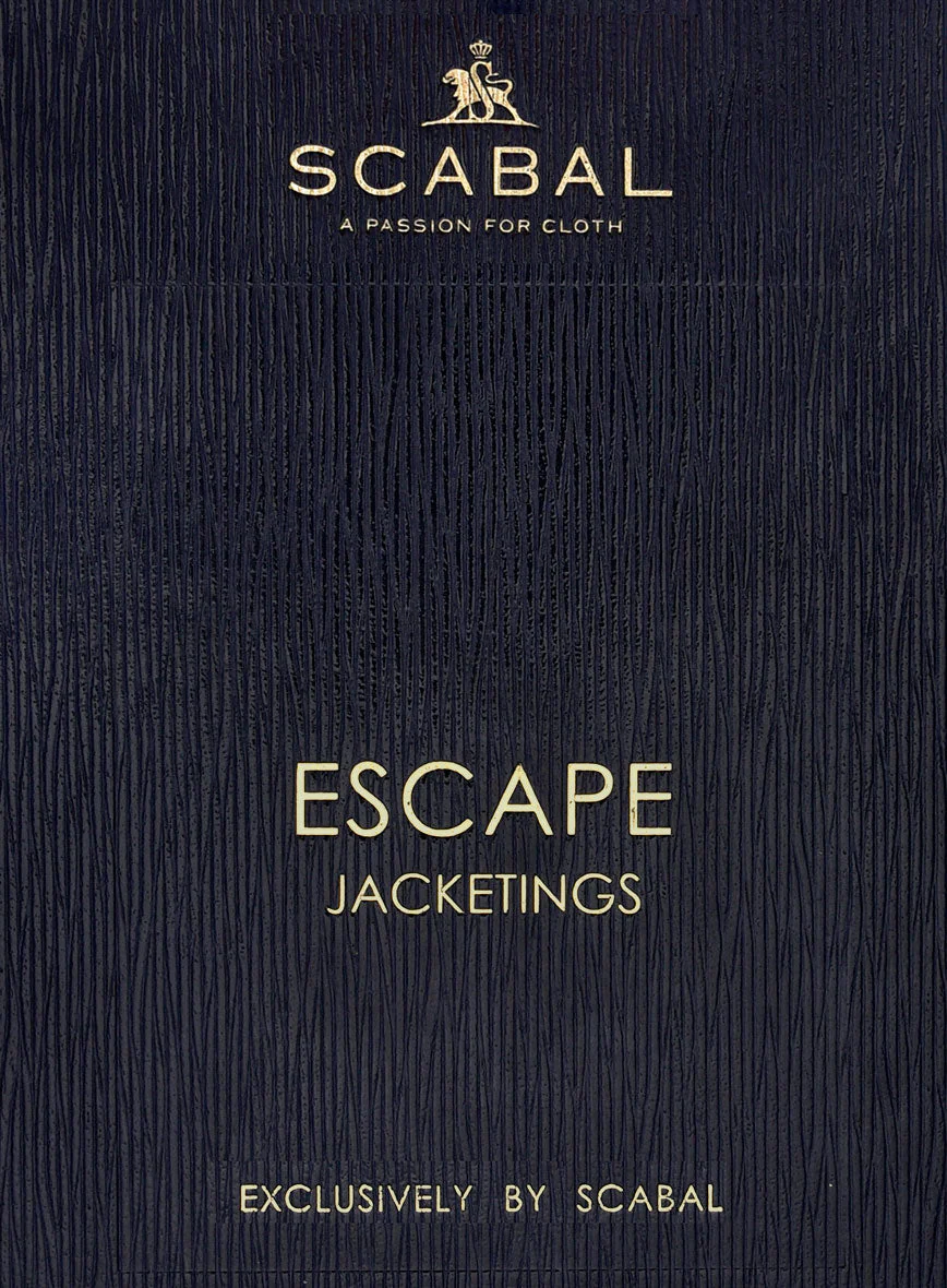 Scabal Blue Checks Wool Jacket - Image 4