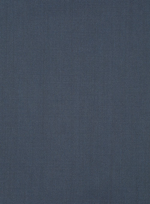 Scabal Blue Twill Wool Suit - Image 2