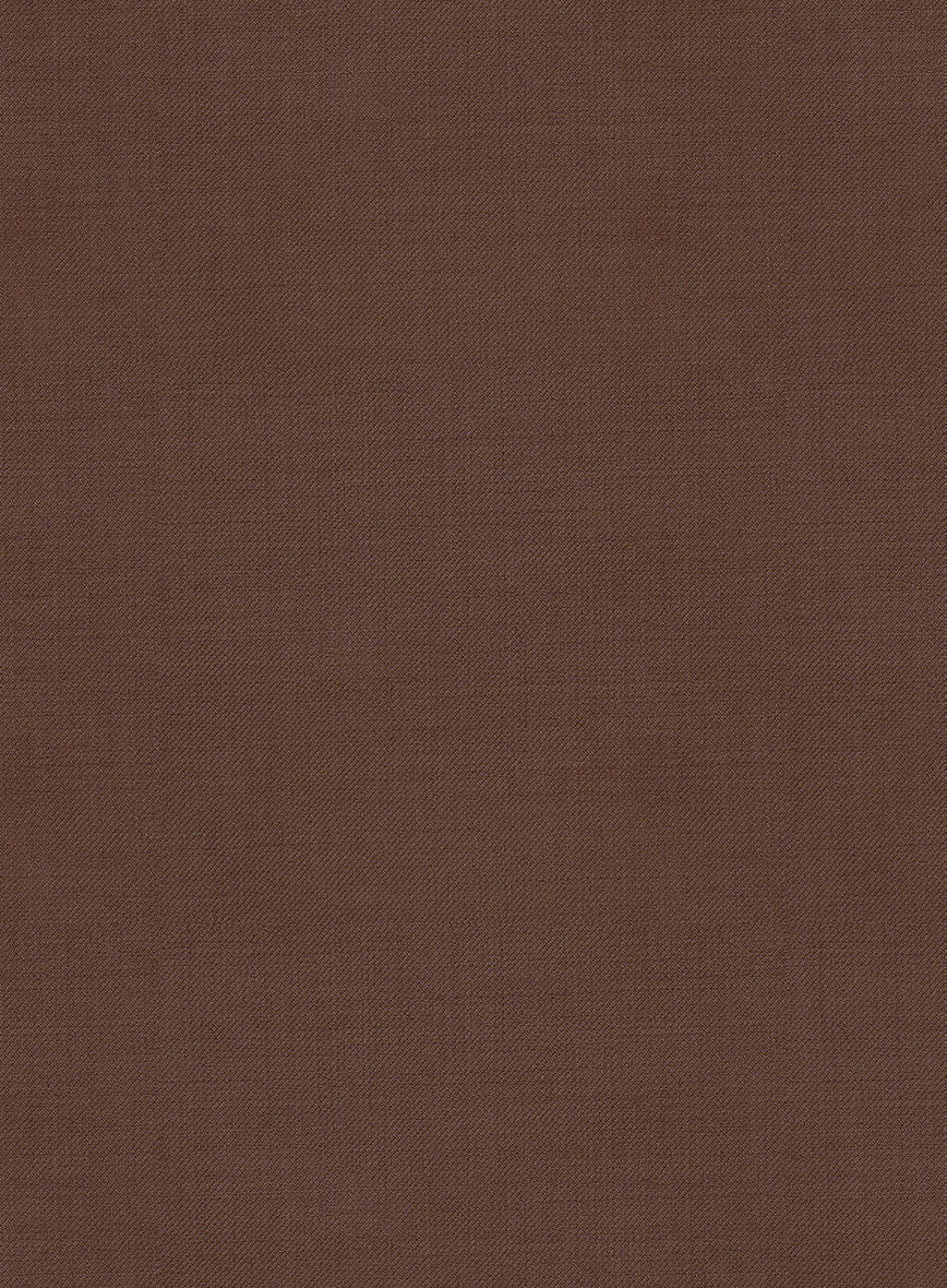 Scabal Brick Brown Wool Suit - Image 7