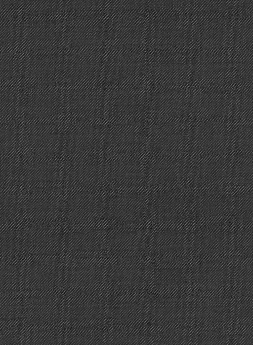 Scabal Carbon Black Wool Jacket - Image 2