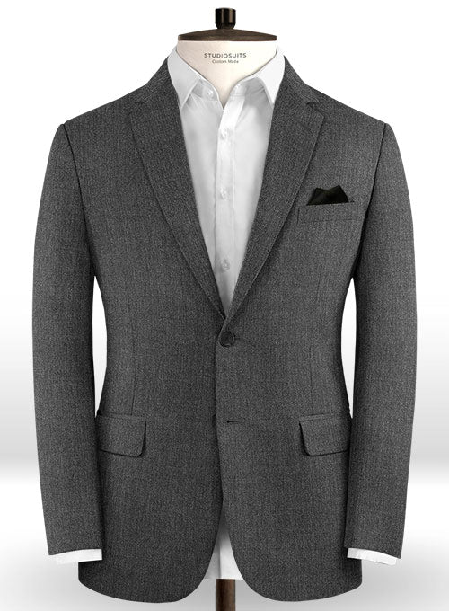 Scabal Carbon Gray Wool Suit - Image 3
