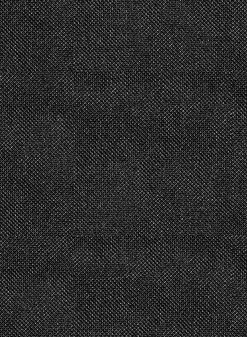 Scabal Caspa Birdseye Gray Wool Jacket - Image 3