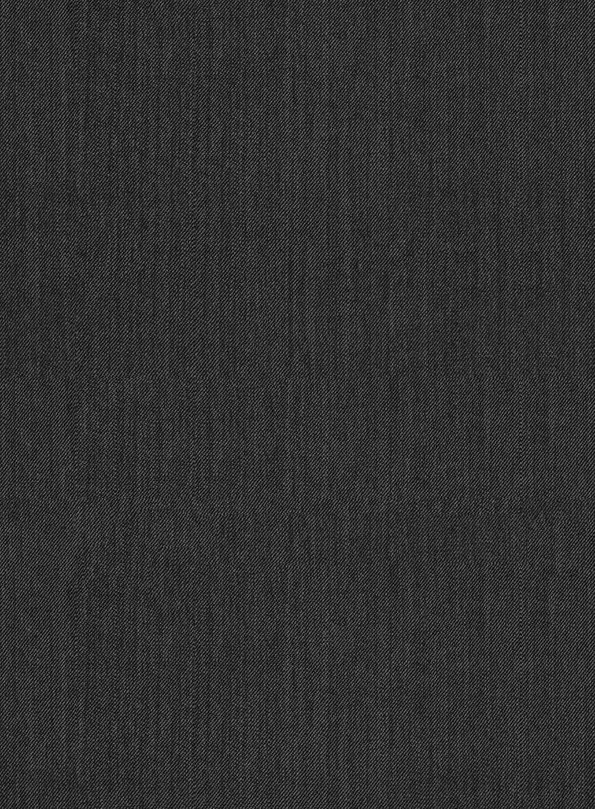 Scabal Charcoal Wool Jacket - Image 2