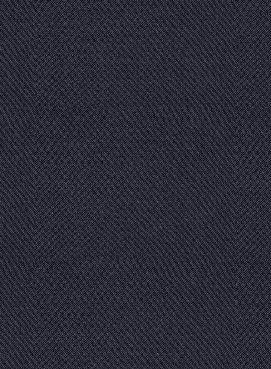 Scabal Corde Navy Blue Wool Suit - Image 7