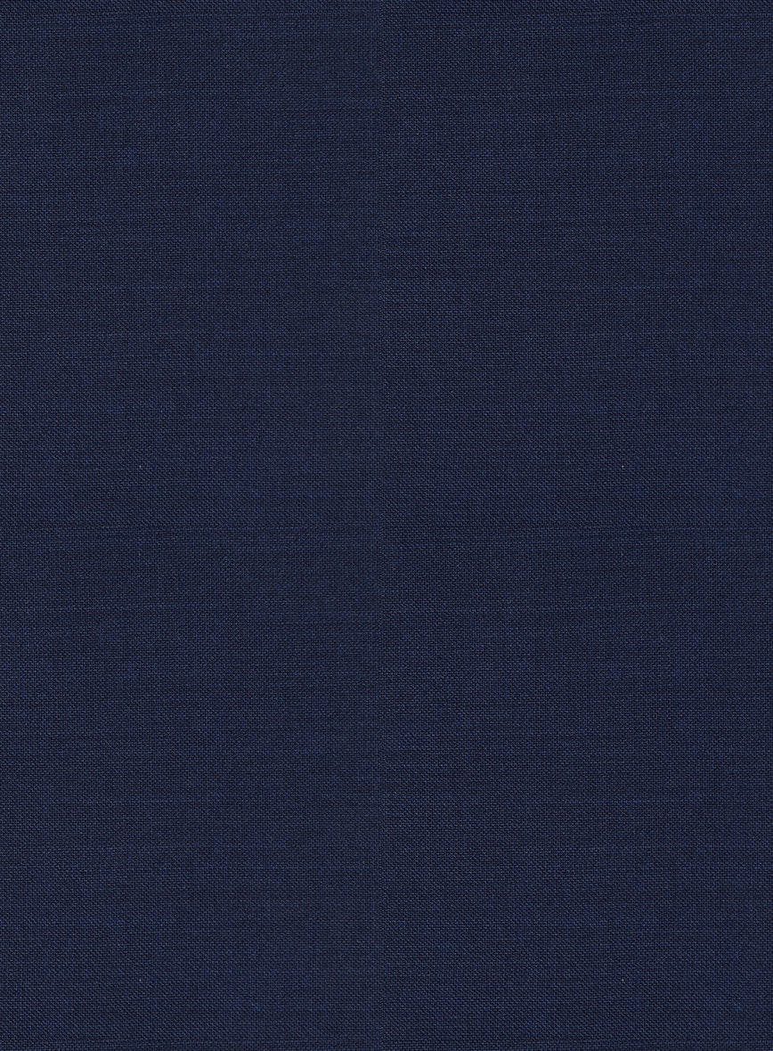 Scabal Cosmopolitan Bottle Blue Wool Suit - Image 6