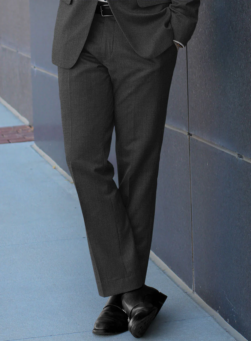 Scabal Cosmopolitan Charcoal Wool Suit - Image 4