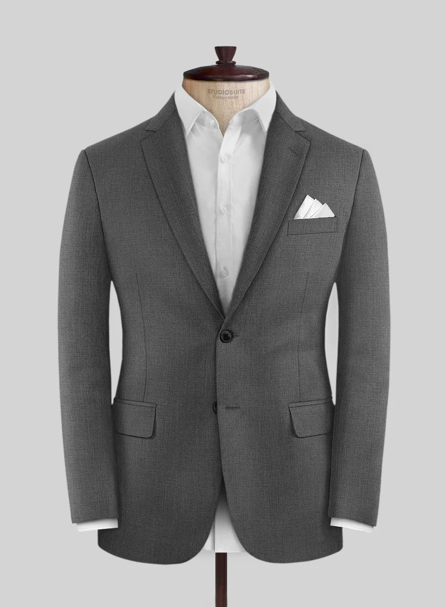 Scabal Cosmopolitan Gray Wool Suit - Image 3