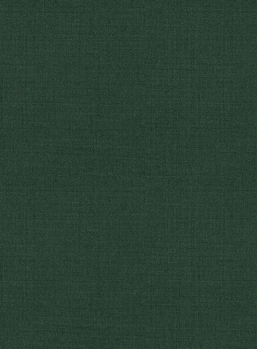 Scabal Cosmopolitan Green Wool Pants - Image 2