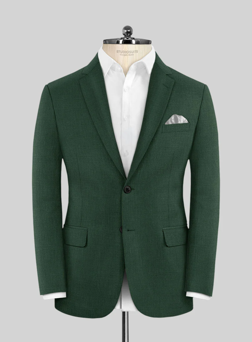 Scabal Cosmopolitan Green Wool Suit - Image 3