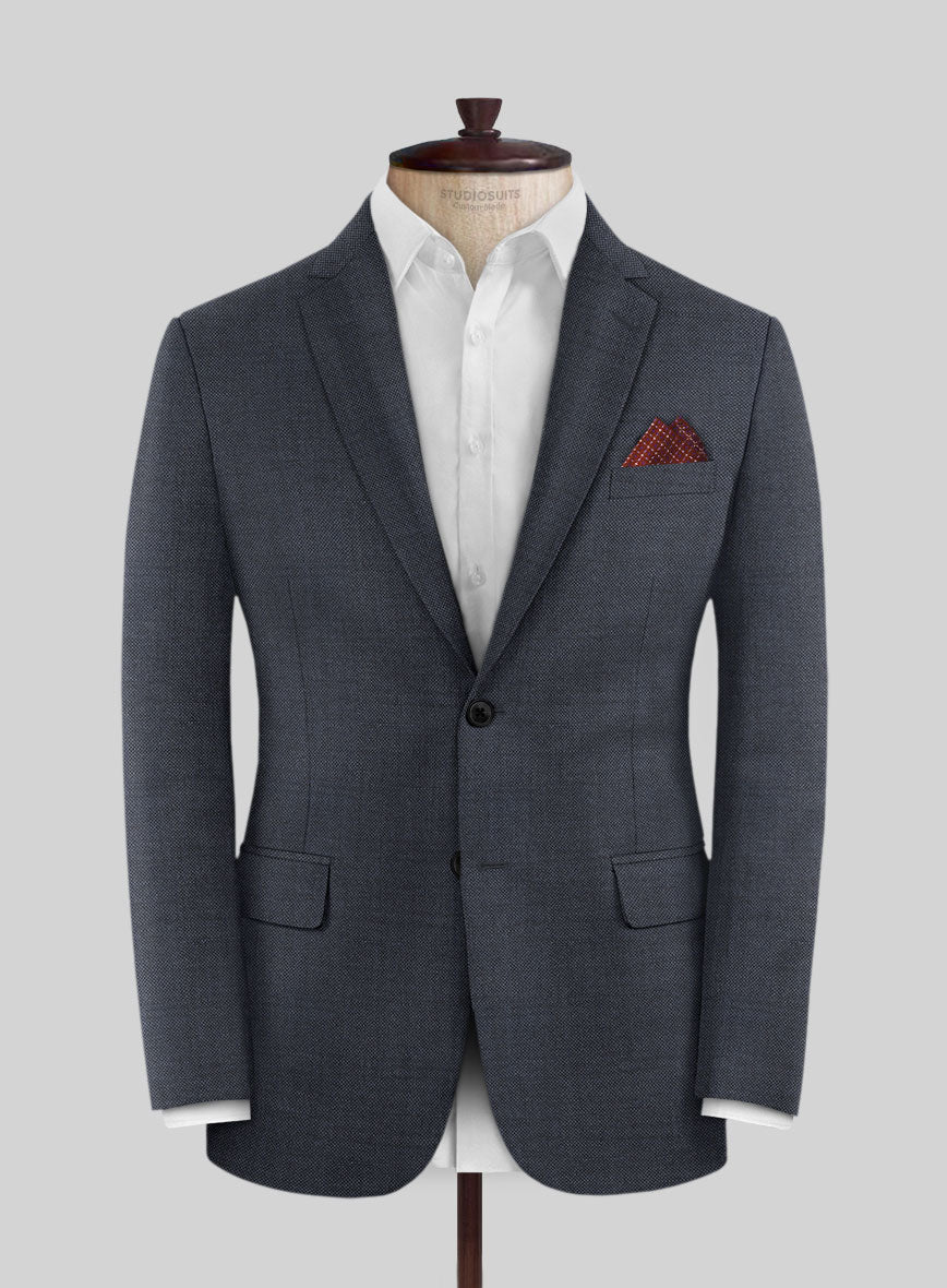 Scabal Cosmopolitan Indigo Blue Wool Suit - Image 3