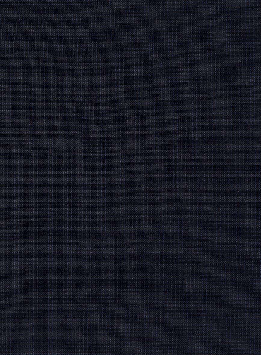 Scabal Cosmopolitan Lulio Blue Wool Pants - Image 3