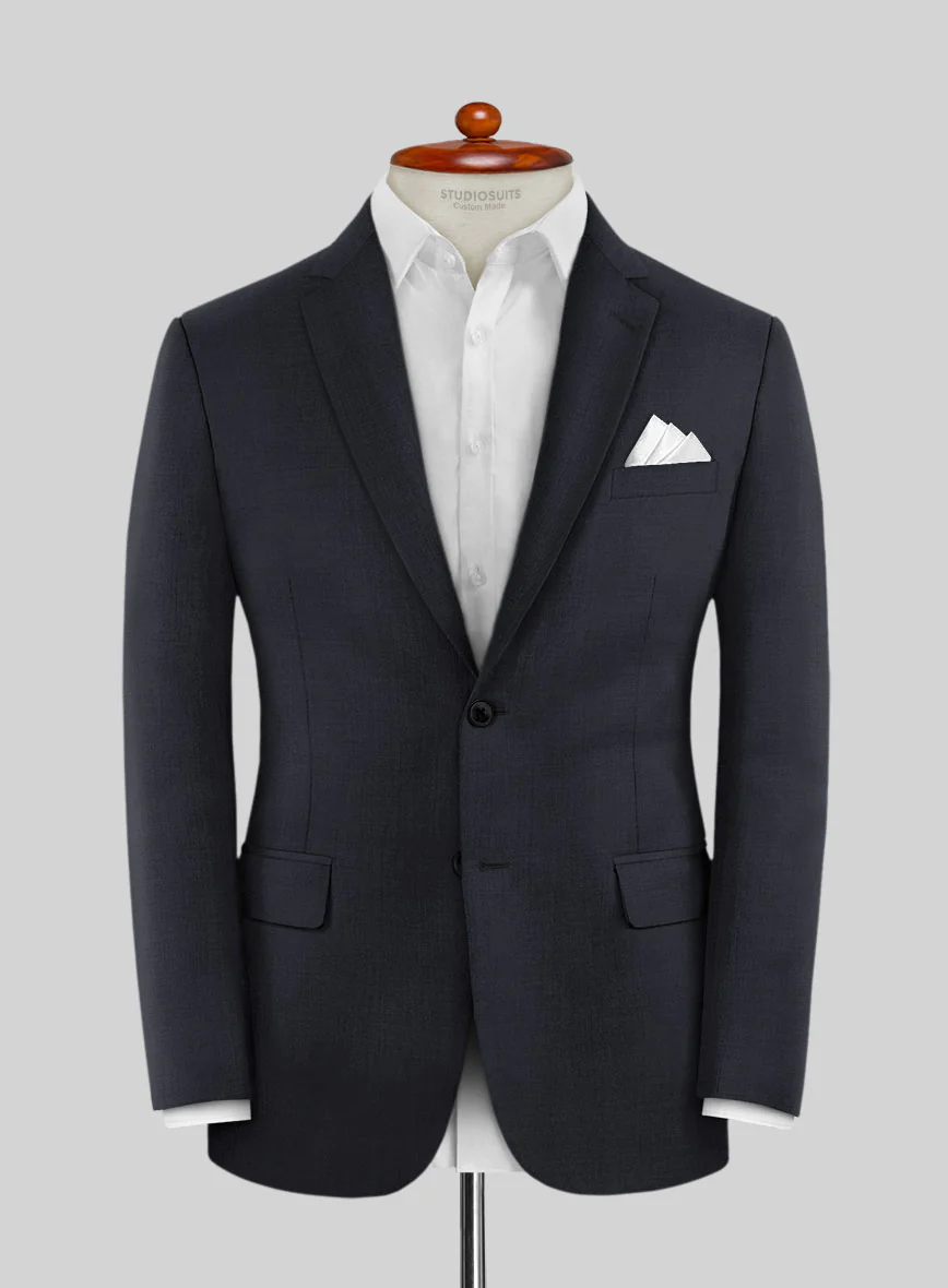 Scabal Cosmopolitan Midnight Blue Wool Suit - Image 3