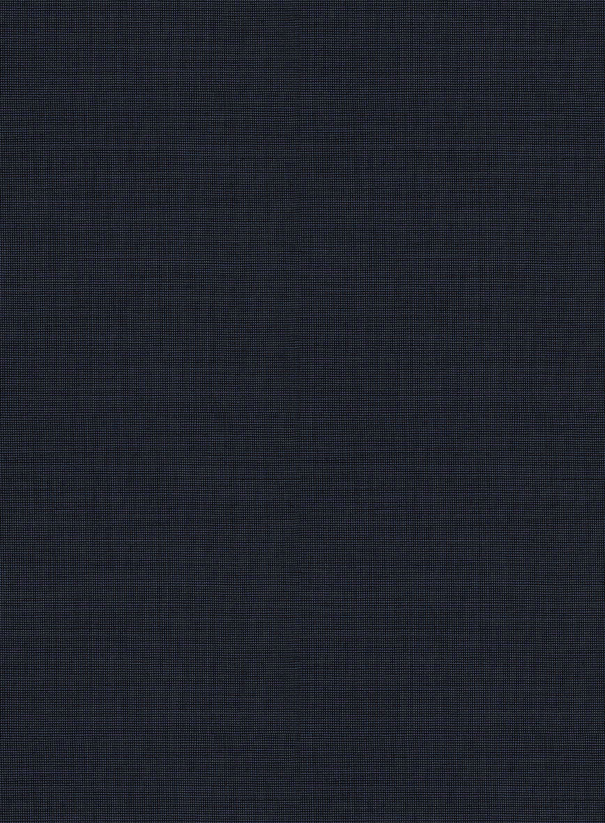 Scabal Cosmopolitan Nailhead Dark Blue Wool Suit - Image 6