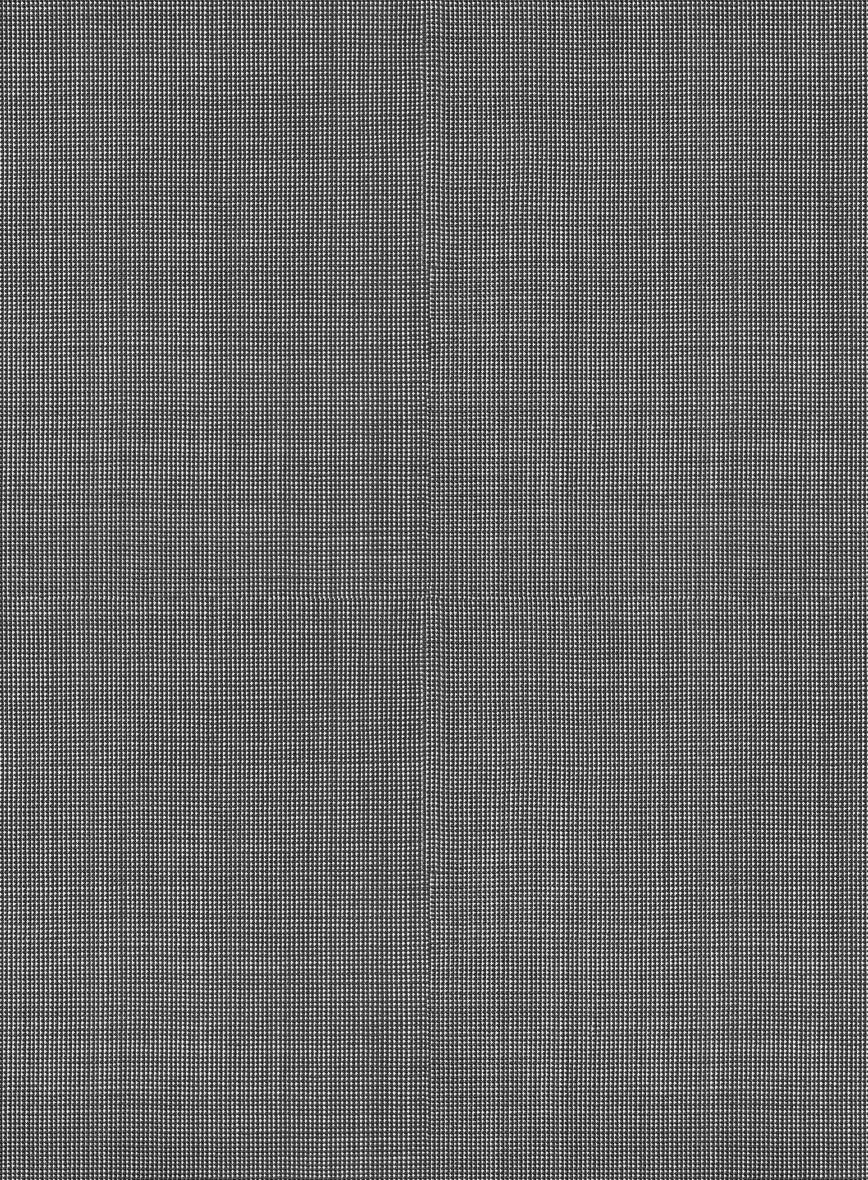 Scabal Cosmopolitan Nailhead Gray Wool Pants - Image 2