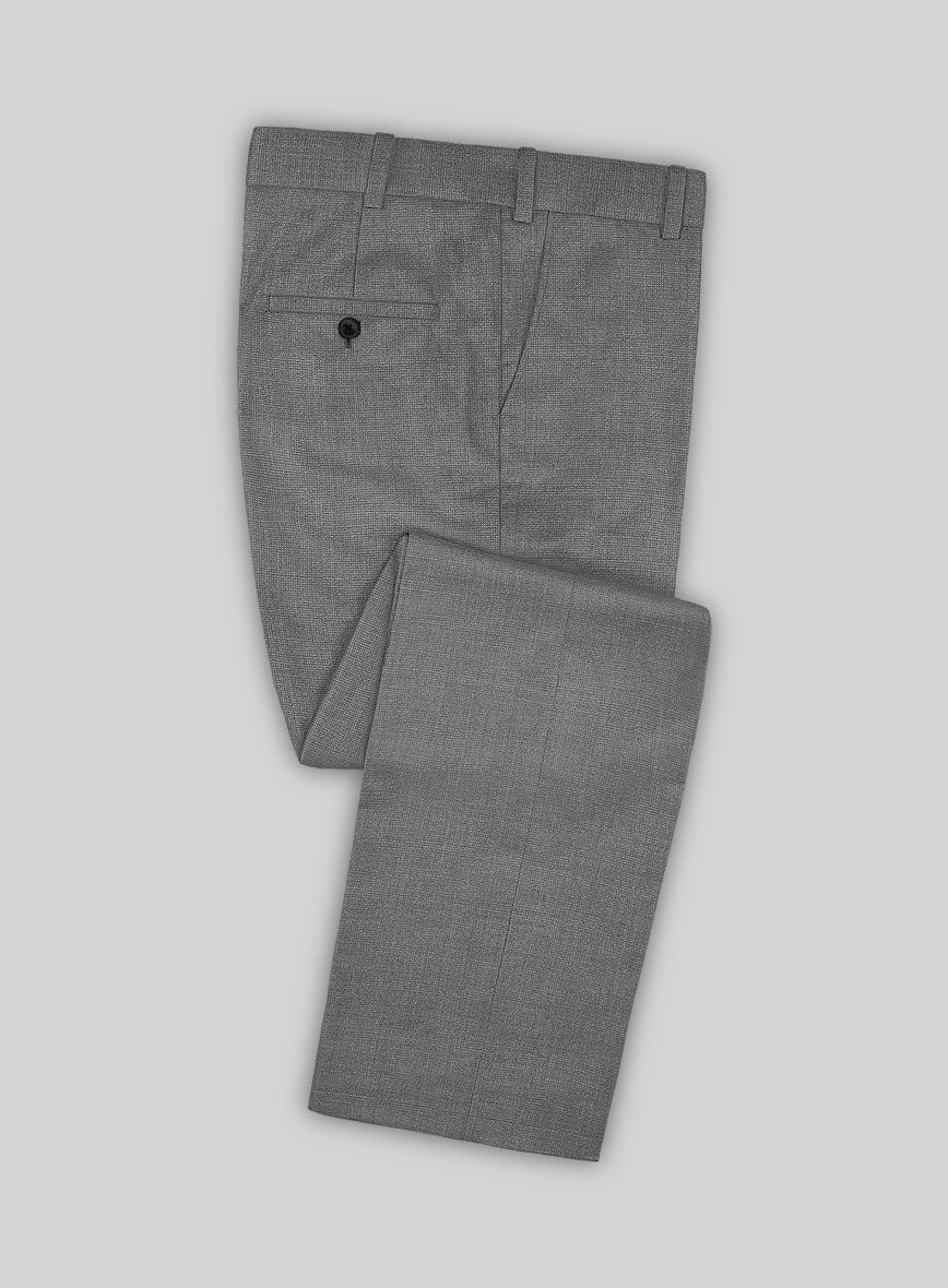 Scabal Cosmopolitan Nailhead Gray Wool Suit - Image 4