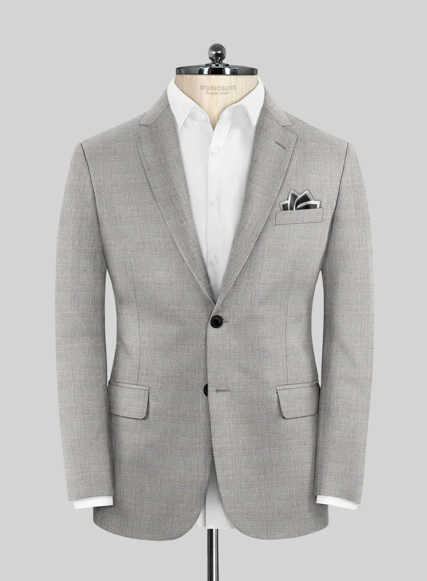 Scabal Cosmopolitan Prince Gray Wool Suit - Image 3