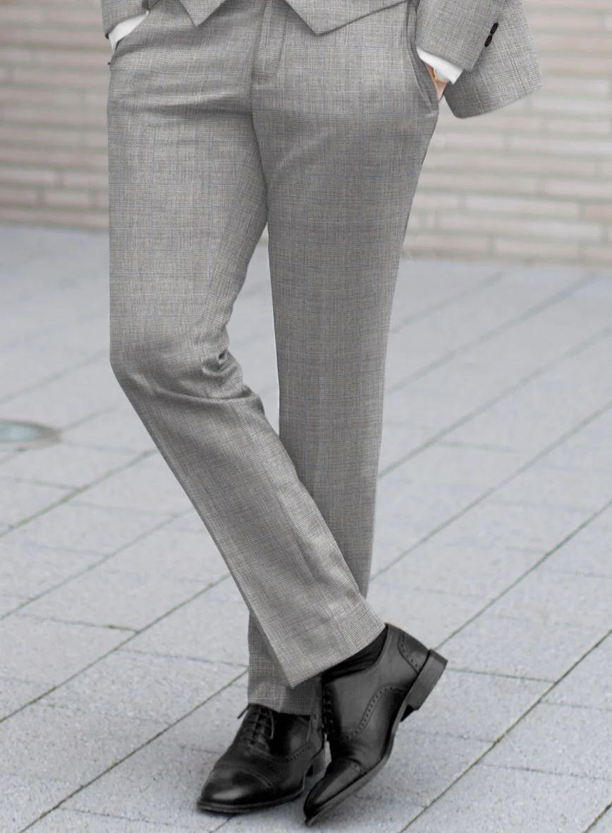 Scabal Cosmopolitan Prince Gray Wool Suit - Image 4