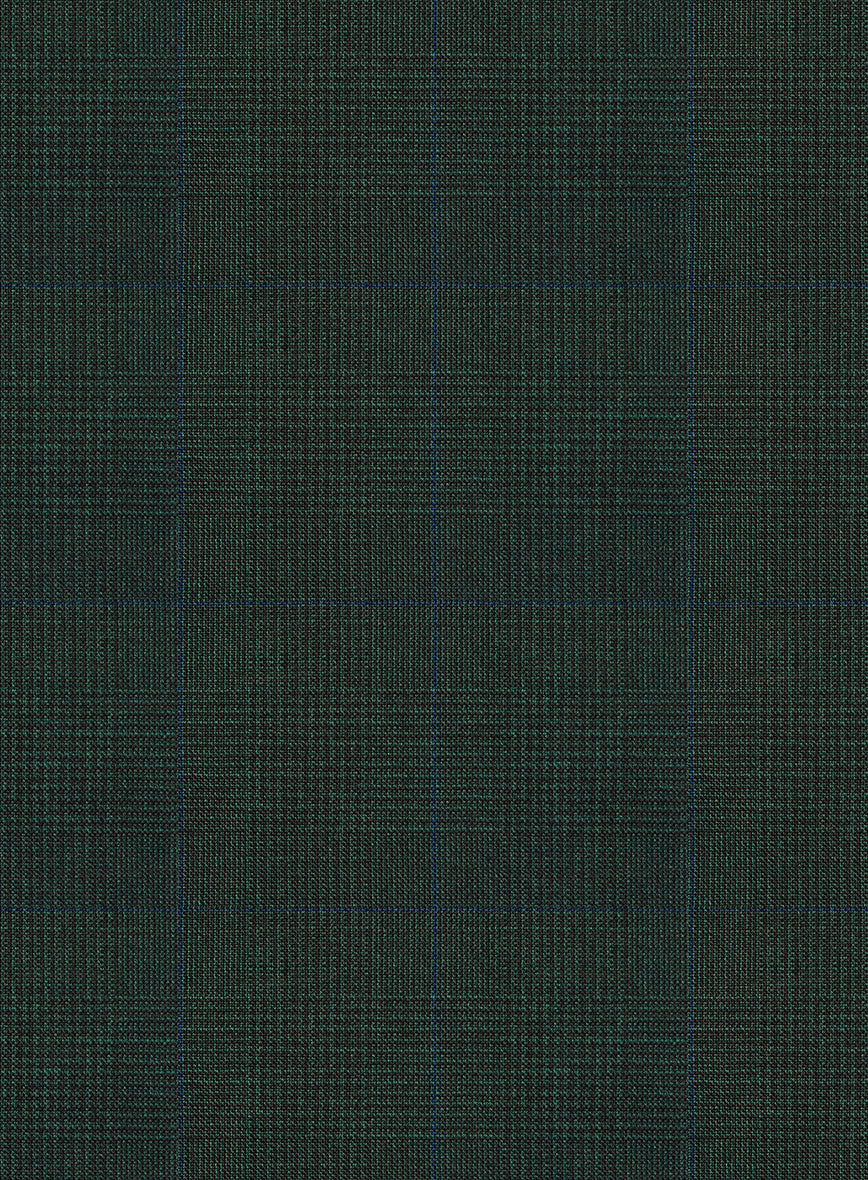 Scabal Cosmopolitan Prince Green Wool Suit - Image 6