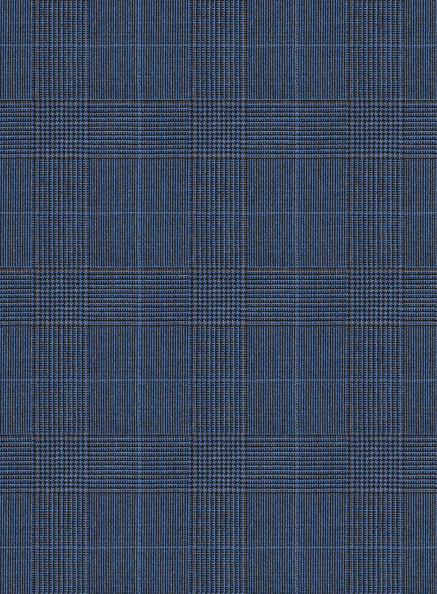 Scabal Cosmopolitan Prince Marine Wool Suit - Image 5